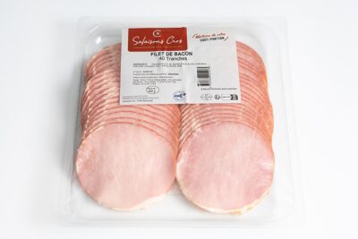 Filet de bacon de la Maison CROS (40 tranches)