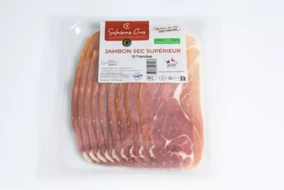 Jambon sec 10 tranches 250g