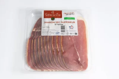 Jambon sec 10 tranches 500g