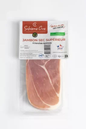 Jambon sec 4 tranches épaisses 200g