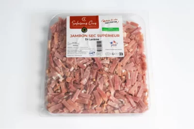 Jambon sec en lanières 500g