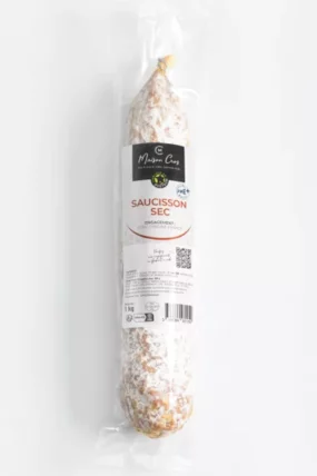 Saucisson sec pur porc 1kg sous cello
